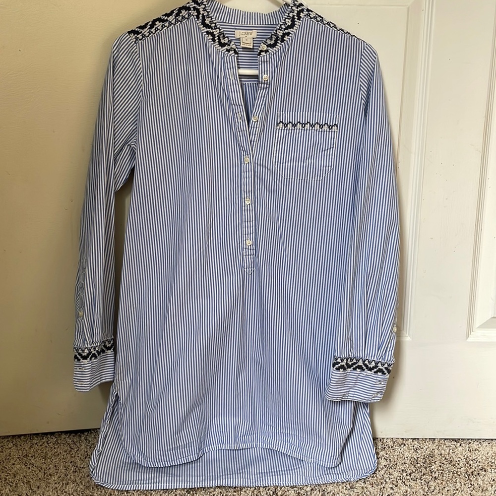 J. Crew long sleeve button down shirt top blouse S